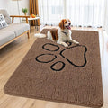 Smiry Dog Door Mat for Muddy Paws, Absorbent Dirt Trapper Non Slip Quick Dry by Smiry
