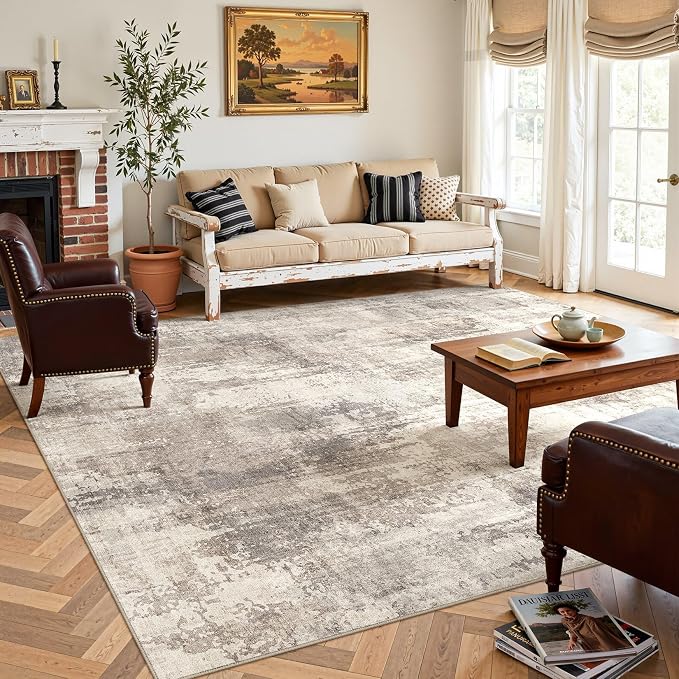 DMOYEST 10x14 Area Rug for Living Room, Washable & Non Slip Large Indoor Carpet - Image 4