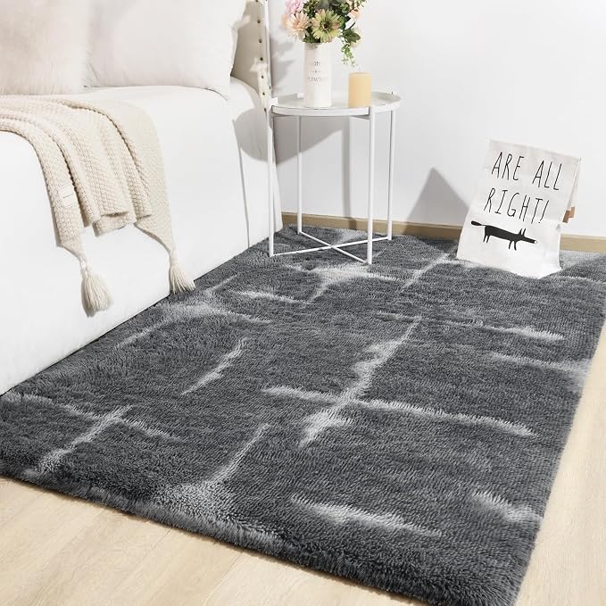 TWINNIS Super Soft Shaggy Rugs Fluffy Carpets, 6x9 Feet, Indoor Modern Plush - Image 7