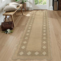 LIVEBOX Easy Jute Diamond Runner Rug by LIVEBOX
