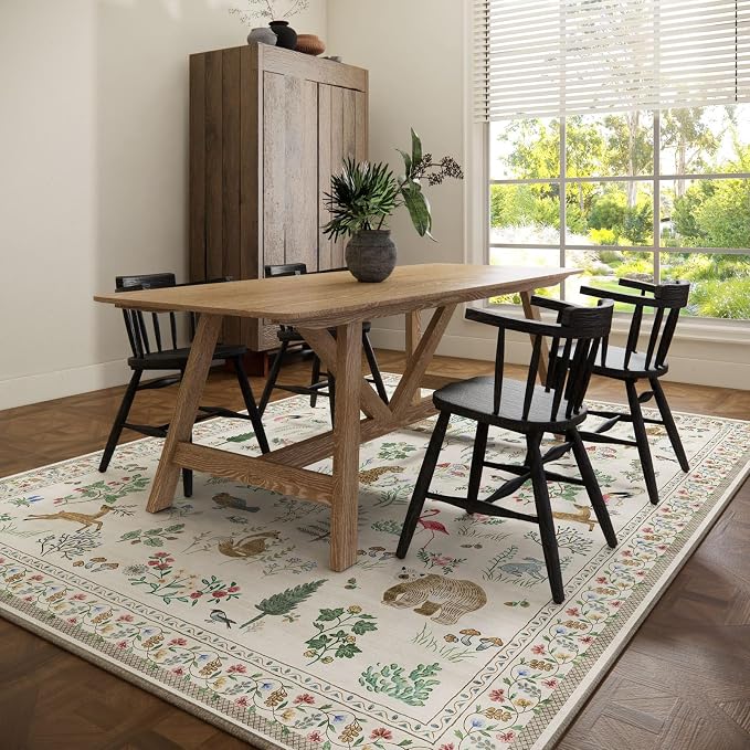 6x9 Area Rugs for Living Room: Washable Bedroom Rug Stain Resistant Non Slip - Image 6