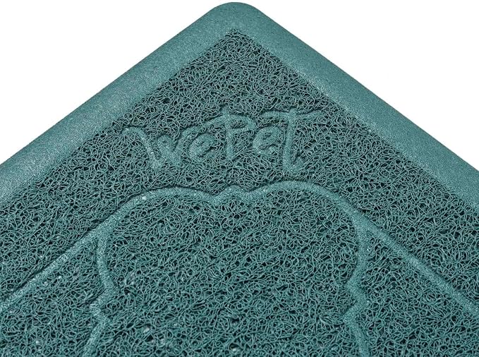 WePet Cat Litter Box Mat, Kitty Premium PVC Pad, Durable Trapping Rug, - Image 4
