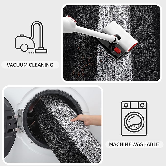 Kitinjoy Indoor Outdoor Door Mat, 30x17 Non-Slip Absorbent Dirt Trapper - Image 5