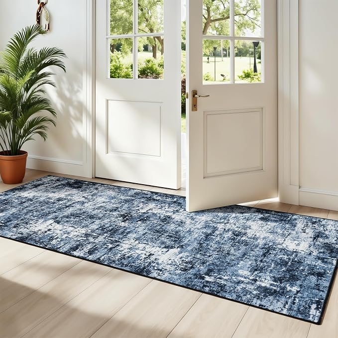 Rugflix 2x7 Runner Rug for Entryway, Kitchen Rugs Soft Non-Slip Washable by RugflixAreaRugs