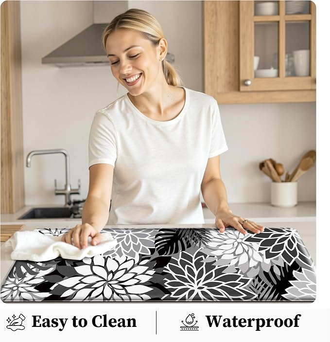 Arenarug Kitchen Mats for Floor 2 Piece Cushioned Anti Fatigue Kitchen Mats - Image 4