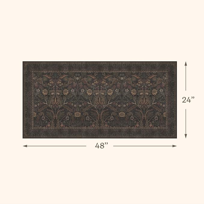 Washable 2x4 Traditional Small Rugs - Image 2