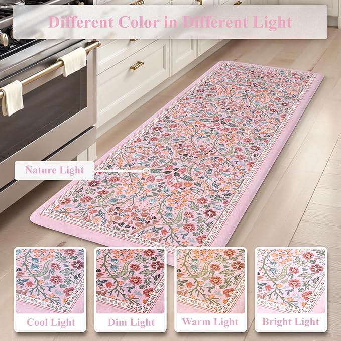 Collive Kitchen Mats Cushioned Anti Fatigue, Waterproof Kitchen Floor Mat Non - Image 8