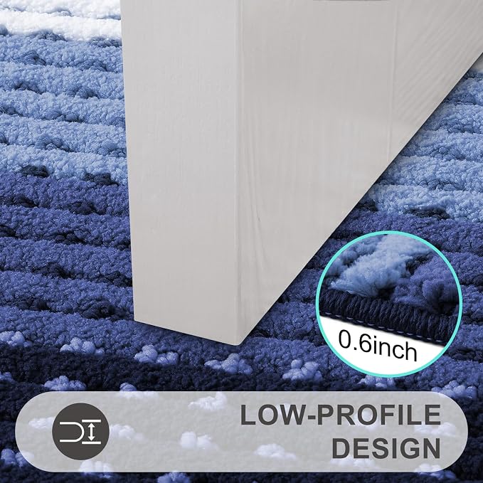 Kitinjoy Indoor Outdoor Door Mat, 71x24 Non-Slip Absorbent Dirt Trapper - Image 4