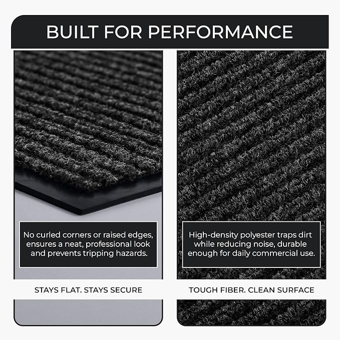 2 Pack Heavy Duty Entry Mat 2' x 3', Low Profile Door Rug - Image 7