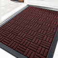 OLANLY Front Door Mat Outside Entrance 29.5x17, Heavy Duty Sturdy Natural by OLANLY