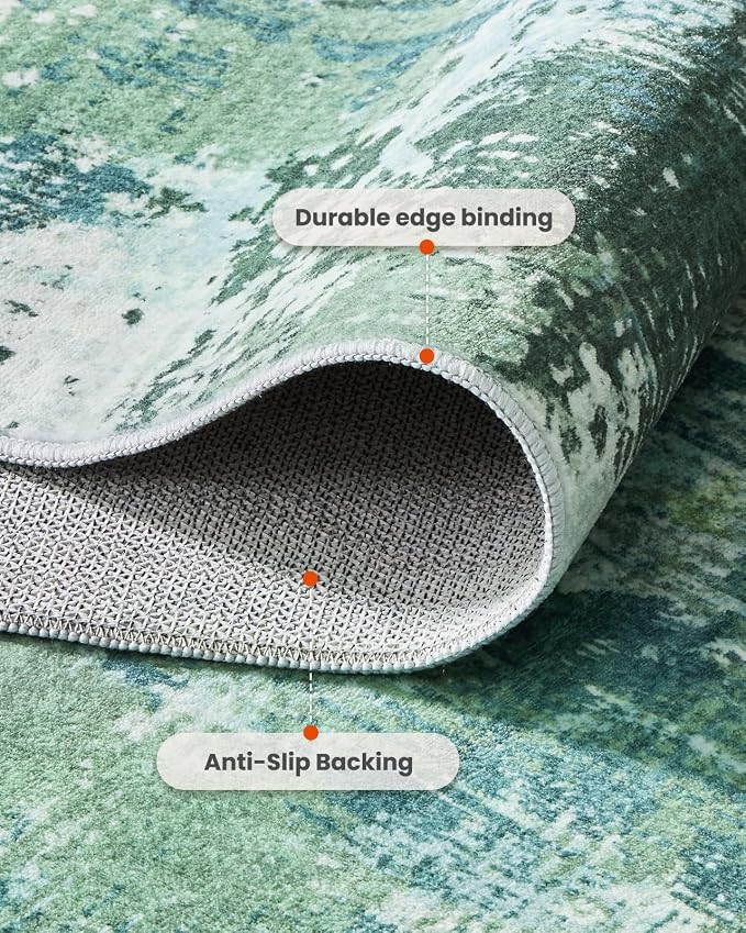 Runner Rugs for Hallway 2x6, Modern Abstract Machine Washable Runners for - Image 4