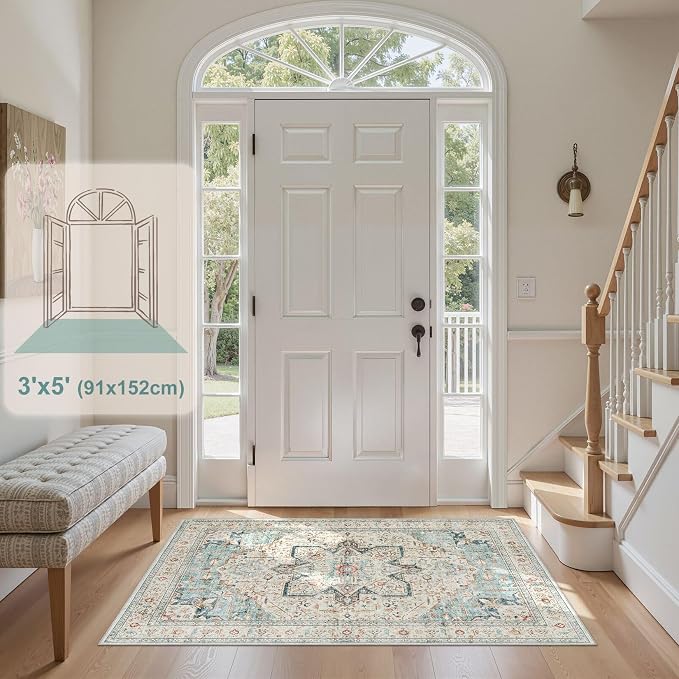 Tortania Area Rug Living Room Rugs - Image 6