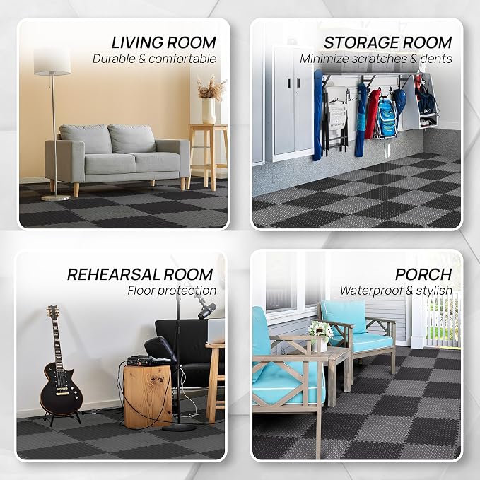 Yes4All 24SQFT-120SQFT Puzzle Exercise Mat - Image 3