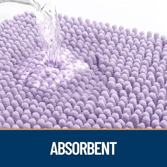 OLANLY Dog Door Mat for Muddy Paws 36x24, Paw Print Design, Absorbs Moisture - Image 3