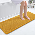 OLANLY Bathroom Runner Rugs 47x17, Soft Absorbent Chenille Bath Rugs, Rubber by OLANLY
