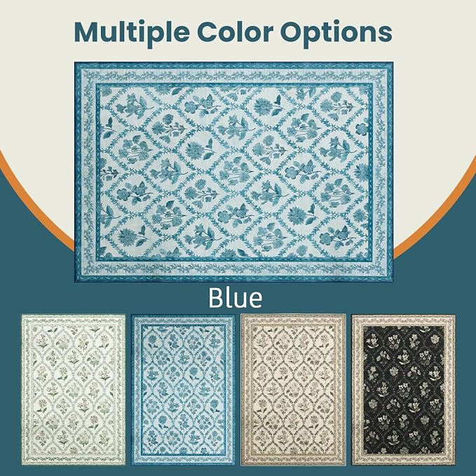 LIANLAM Checkered Rug 10x14 Area Rugs - Image 6