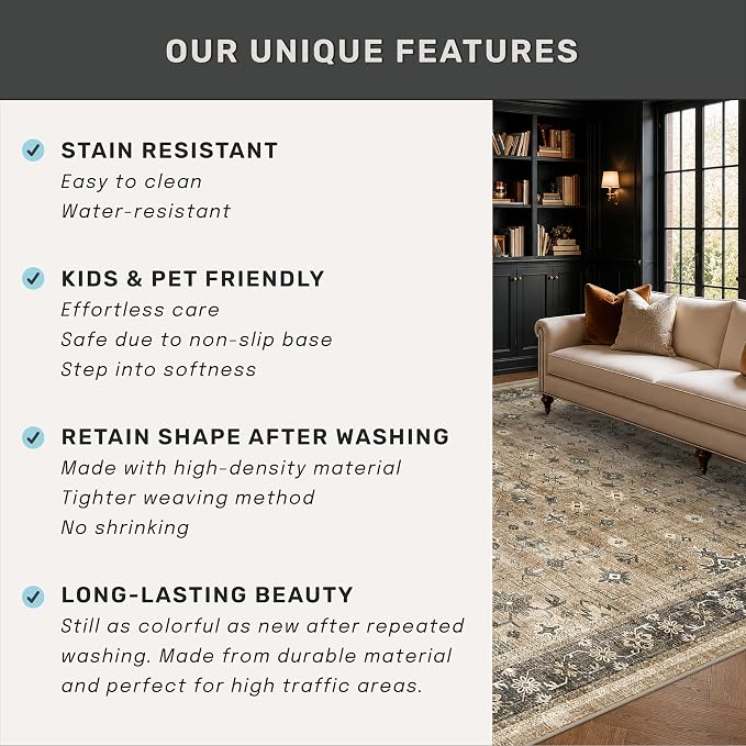 Hazo Haus Soft Taupe 2x7 Runner Rug - Image 7