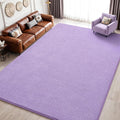 Keeko 5x7 Purple Area Rugs for Bedroom, Soft Modern Living Room Rug Indoor Non by Keeko