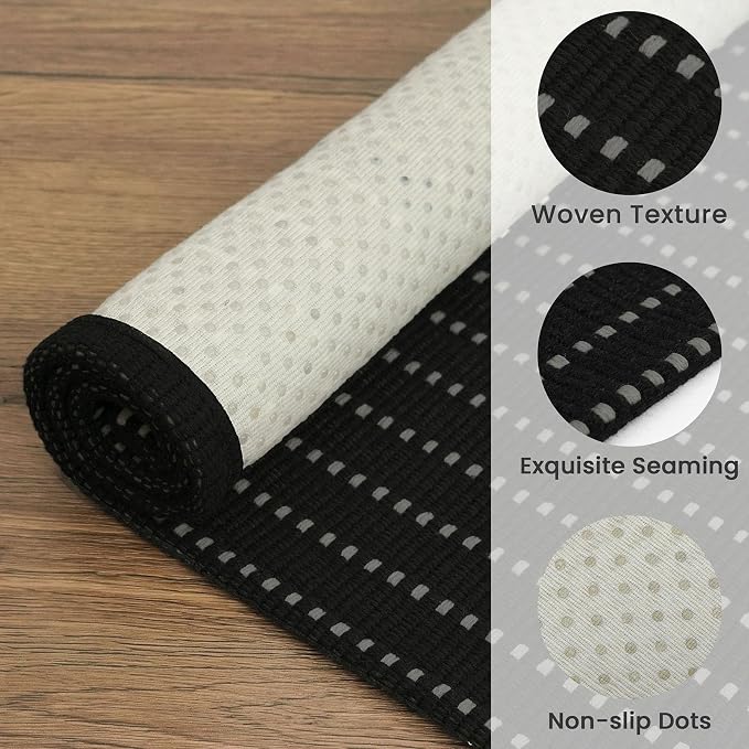 EARTHALL Washable Area Rug 3x5 Ft Non Slip Rugs - Image 5