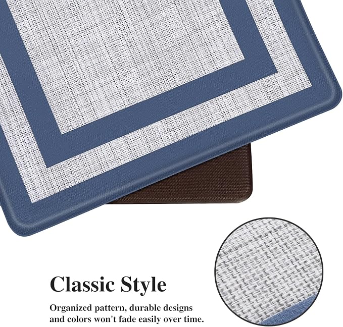 Mattitude Kitchen Mats Set of 2, Cushioned Anti-Fatigue Non-Skid Rug Sets - Image 4