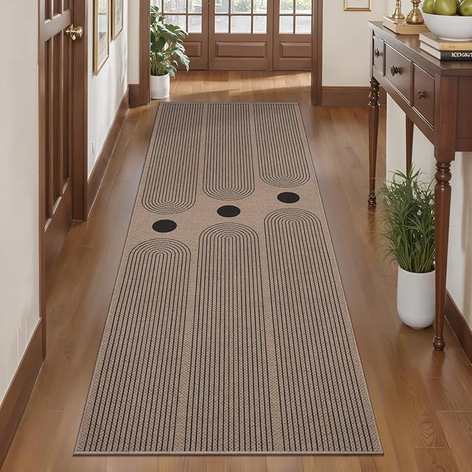 Tangsoo Rainbow Easy Jute Rug 2x6 Washable Runner by Tangsoo