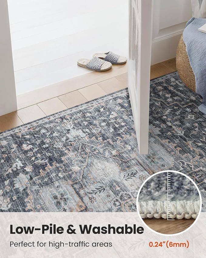AMADA HOMEFURNISHING 6x9 Area Rugs, Vintage Rugs - Image 7