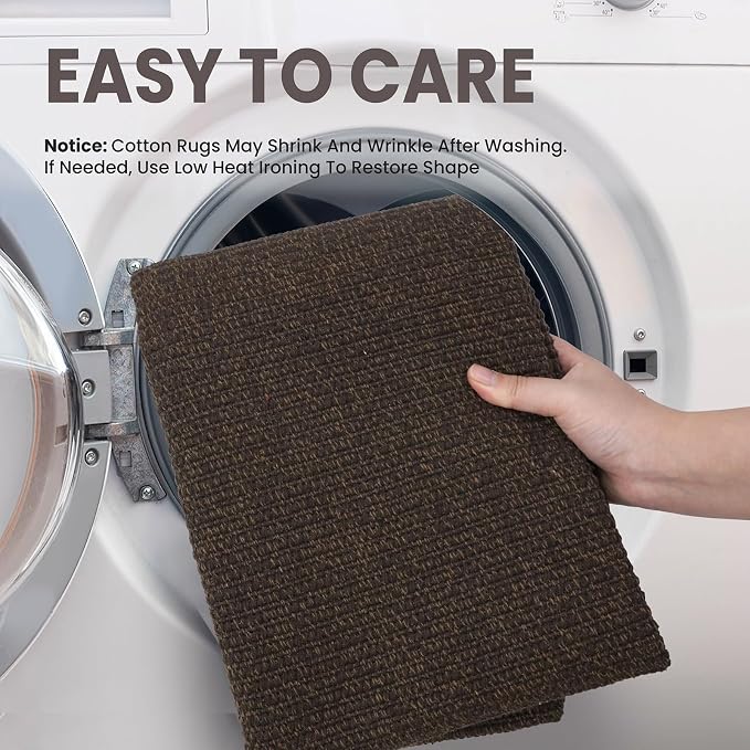 EARTHALL Washable Runner Rug 3x8 Ft Non Slip Runners - Image 3