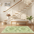 RELEANY Area Rugs Runner 2'6"x5' Washable Non-Slip, Floral Vintage Distress by RELEANY