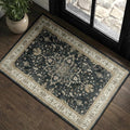 RELEANY Area Rugs Small 2'x3' Washable Non-Slip, Floral Vintage Distress by RELEANY