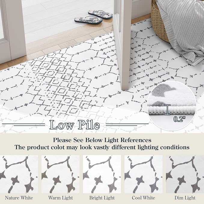 Lahome Moroccan 8x10 Rugs for Living Room - Image 3