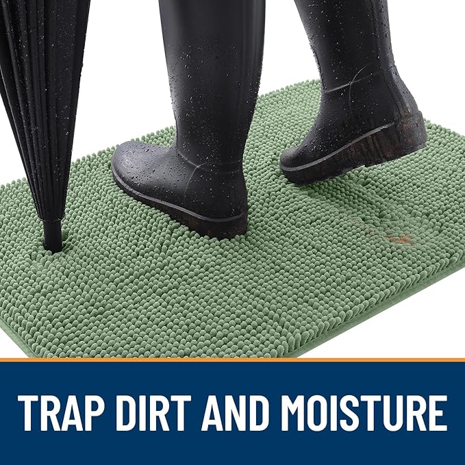 OLANLY Dog Door Mat for Muddy Paws 70x24, Absorbs Moisture and Dirt, Absorbent - Image 2