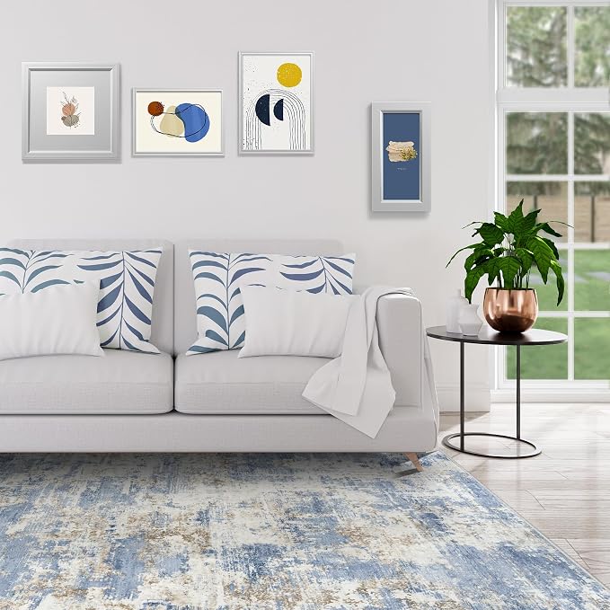 6x9 Area Rugs for Living Room Rug Washable: Modern Rug for Dining Room Bedroom - Image 9