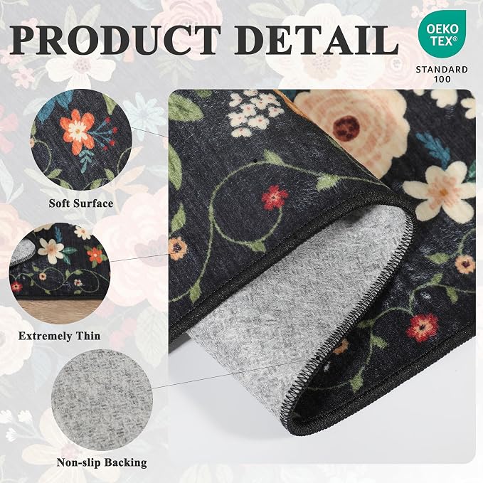 DUKINO Runner Rug, 2x7 Boho Kitchen Rug - Image 5