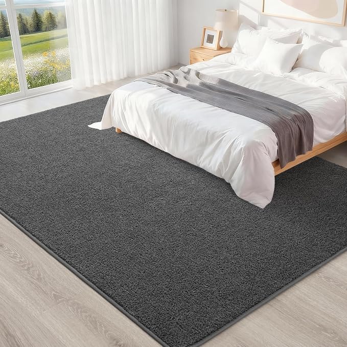 5x7 Feet Grey Area Rugs for Bedroom, Indoor Washable Memory Foam Rug for Living - Image 6