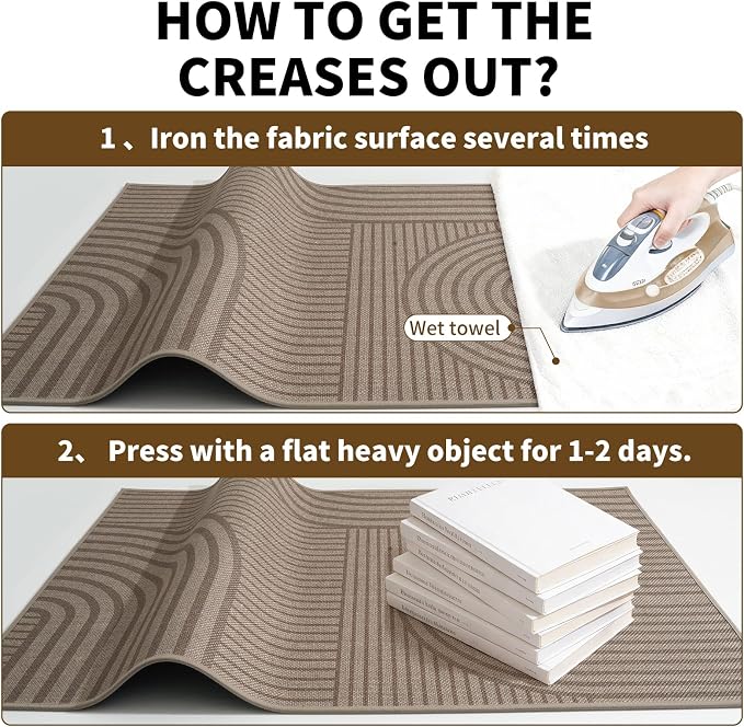 Front Door Mat 31''x47'', Absorbent Dirt Resist Washable Non Slip Low-Profile - Image 7