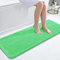 OLANLY Bathroom Runner Rugs 47x17, Soft Absorbent Chenille Bath Rugs, Rubber by OLANLY