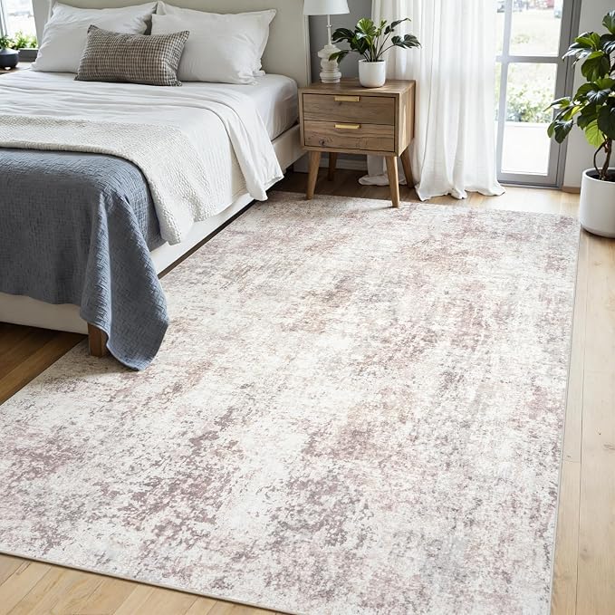 Area Rugs 6x9 Living Room: Large Soft Washable Rug Modern Abstract Anti-Skid - Image 3