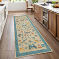 Mushroom Insect 2x6 Runner Rug for Hallway Washable Kitchen Rugs Non Slip by ROYHOME