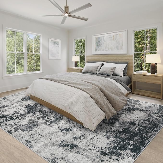 XLUEZ 8x10 Area Rugs for Living Room, Washable Modern Abstract Large Area Rug - Image 4