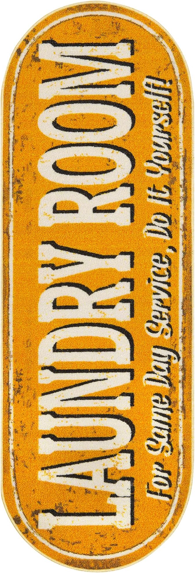 Ottomanson 20" x 59" Oval Laundry Room Rug - Image 13