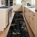 RELEANY Washable Area Rugs 2'x8' Non-Slip Modern Abstract Soft by RELEANY