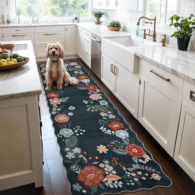 Washable Rug Runner, 3x8 Carpet Runners by Homcomoda