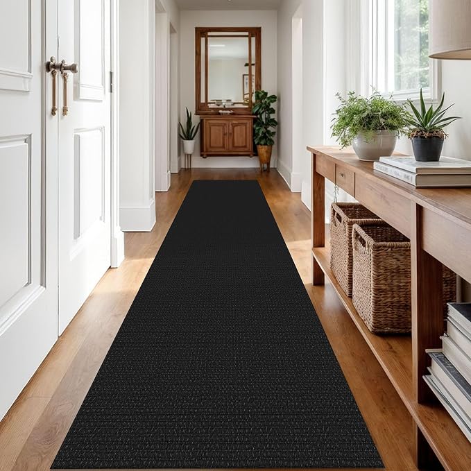 IOHOUZE Washable Runner Rug 2.6x12 Non Slip Rubber Backed Extra Long Hallway - Image 8