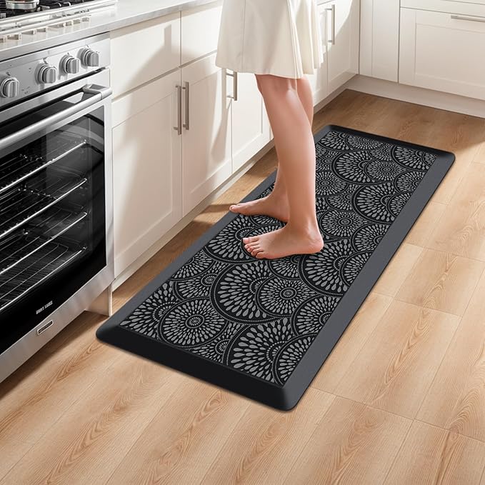 Mattitude 4/5 Inch Kitchen Mat, 17.3x39in Heavy Duty Ergonomic Comfort Foam by Mattitude
