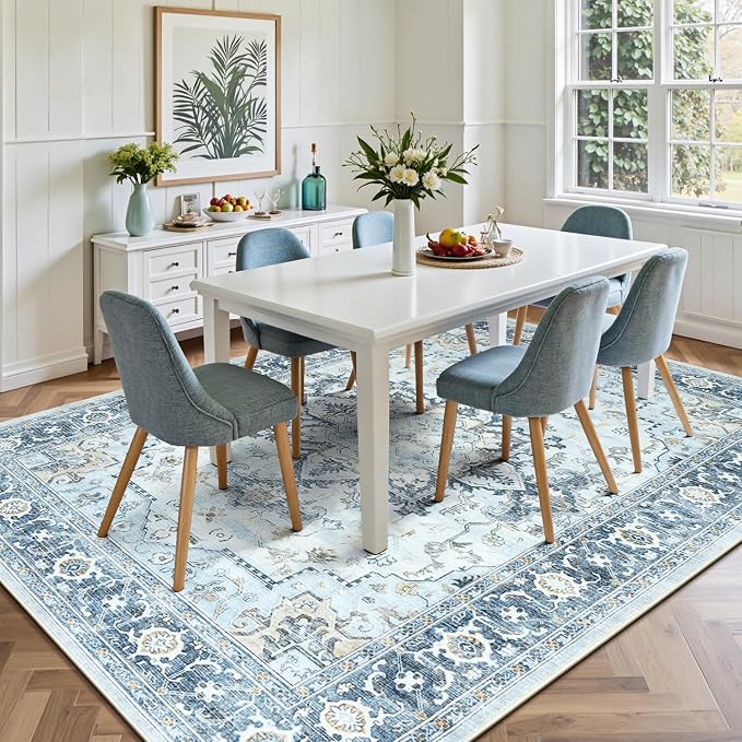 Lofus 9x12 Area Rugs for Living Room, Machine Washable Non-Slip Area Rug - Image 7