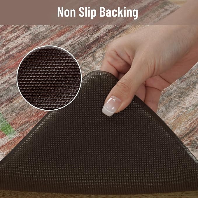 KIMODE Anti Fatigue Kitchen Mats, Farmhouse Kitchen Rugs Sets of 2, Non Slip - Image 4