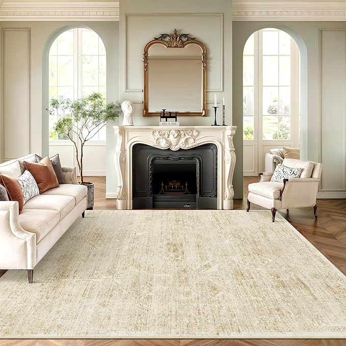 Soalmost Washable Area Rug 9x12, Large Soft Rugs - Image 2
