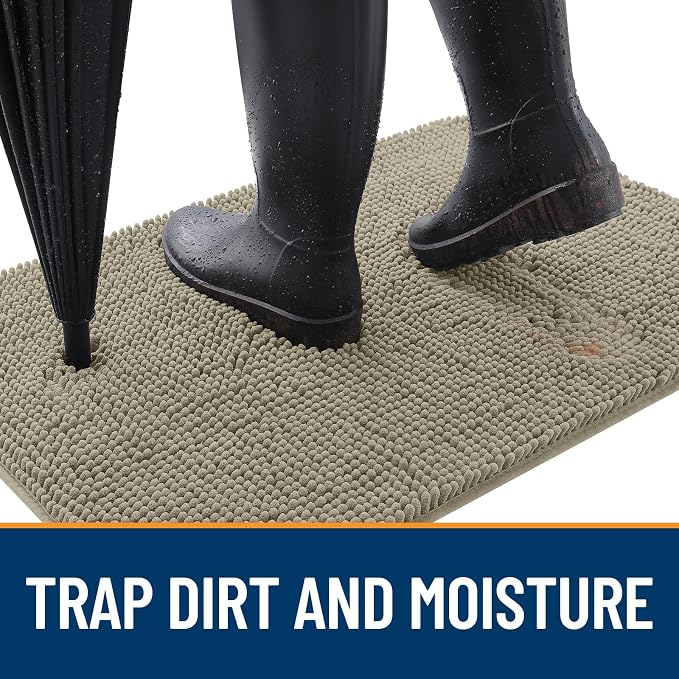 OLANLY Dog Door Mat for Muddy Paws 24x16, Absorbs Moisture and Dirt, Absorbent - Image 2