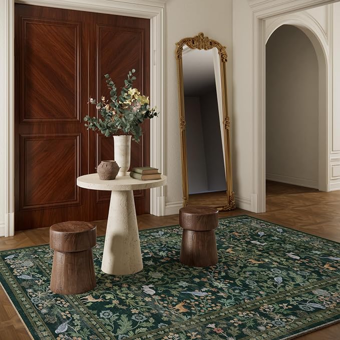Washable Area Rugs for Living Room: 6x9 Rugs for Bedroom Stain Resistant Non - Image 7
