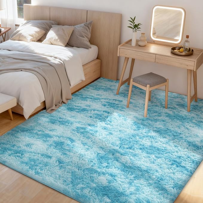 Litanika 6x9 Fluffy Shag Faux Fur Area Rug - Image 2